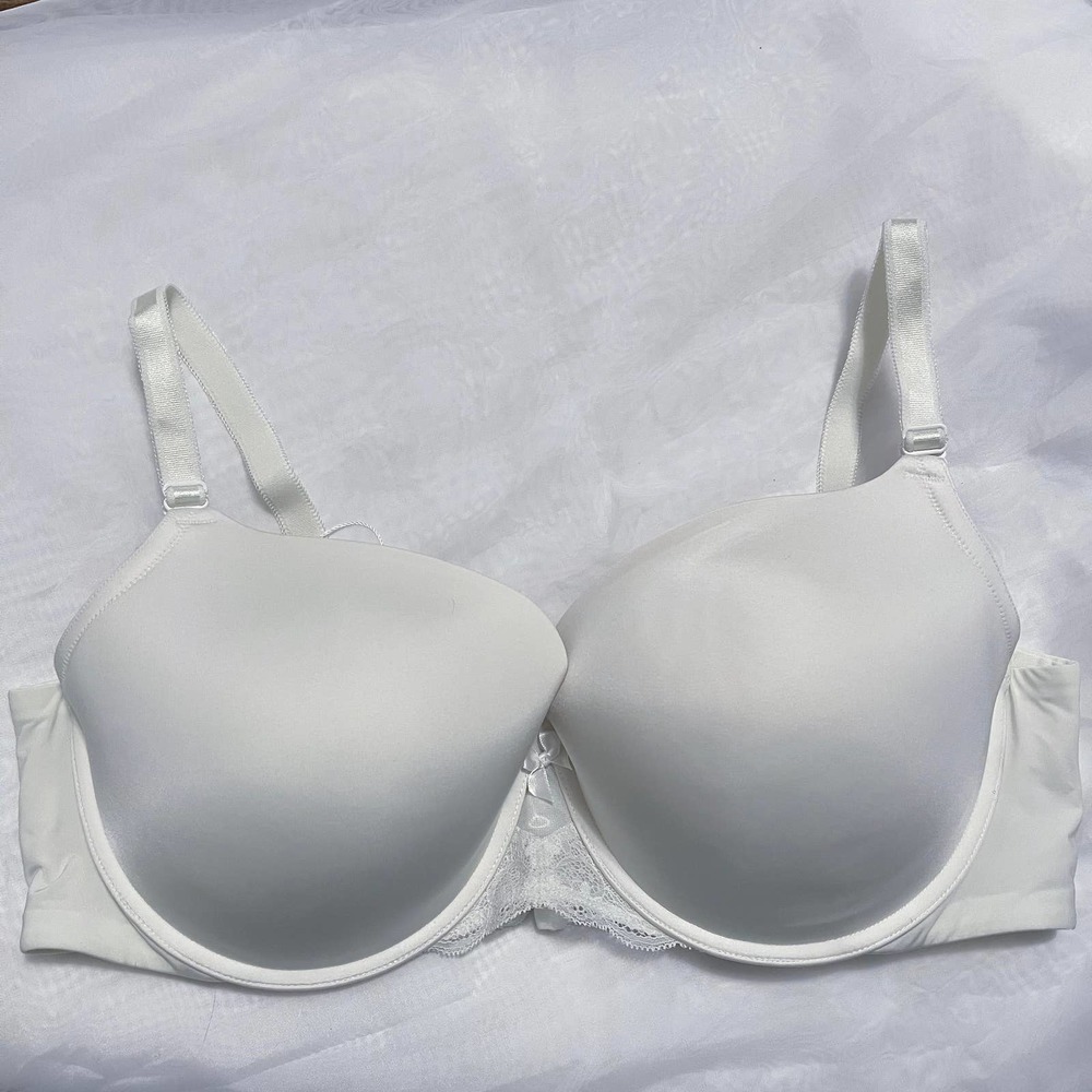 Torrid White T-Shirt Push-Up Smooth 360° Back Smoothing Bra - 40D